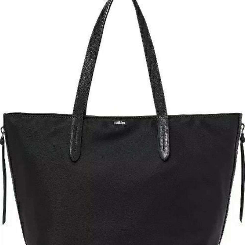BOTKIER NEW YORK Nylon Black Roomy Tote Bag - Picture 2 of 6